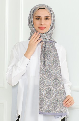 Karaca Zachte Sjaal 81061-10 Lila Watergroen 81061-10