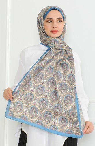 Karaca Châle Doux 81061-11 Or Indigo 81061-11