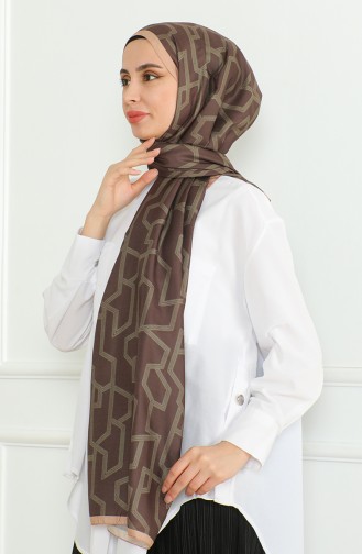 Karaca Zachte Sjaal 81065-04 Bruin Groen 81065-04