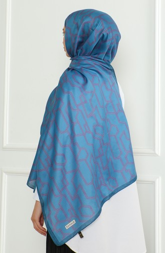 Karaca Zachte Sjaal 81065-10 Petrol Fuchsia 81065-10