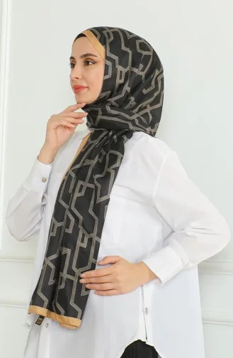 Karaca Châle Doux 81065-11 Or Noir 81065-11