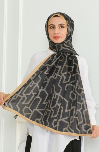 Karaca Zachte Sjaal 81065-11 Goud Zwart 81065-11