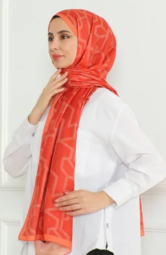 شال سوفت كاراجا 81065-15 قرميدي برتقالي 81065-15