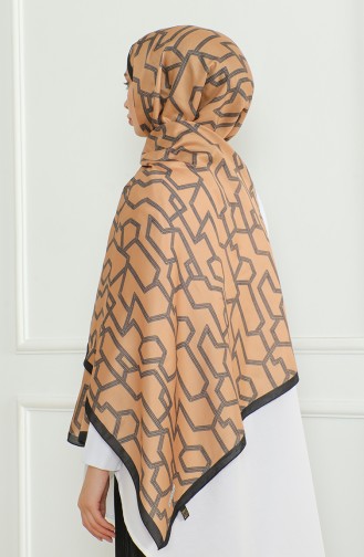 شال سوفت كاراجا 81065-20 أسود بني جملي 81065-20