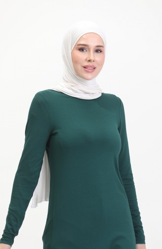 تونيك طويل فيزون 10345-02 أخضر زمردي  10345-02