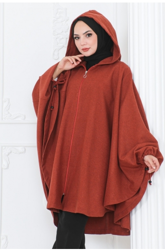 Hooded Poncho 0505-02 Brick 0505-02