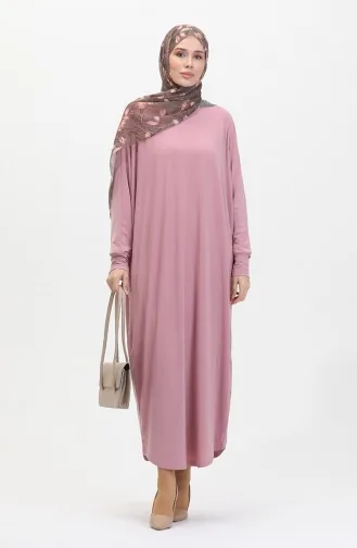 Batwing Sleeve Casual Dress 2000-21 Powder 2000-21