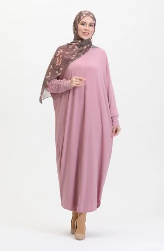 Batwing Sleeve Casual Dress 2000-21 Powder 2000-21