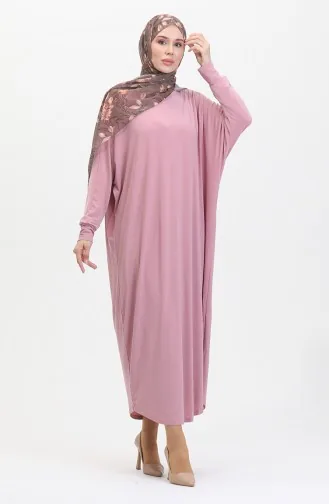 Batwing Sleeve Casual Dress 2000-21 Powder 2000-21