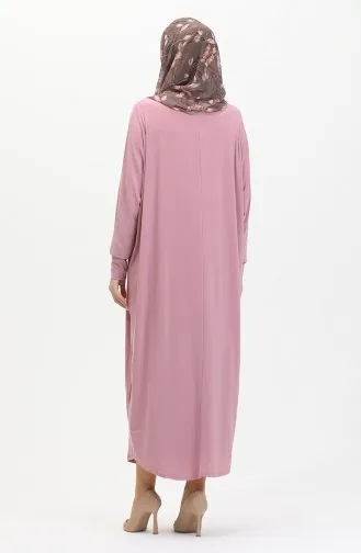 Batwing Sleeve Casual Dress 2000-21 Powder 2000-21