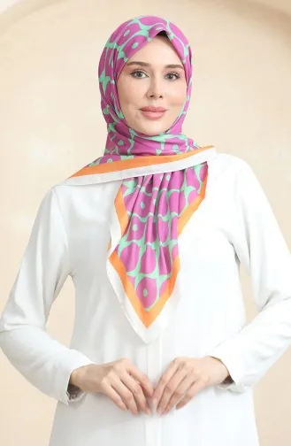 Weicher Baumwollschal 19090-15 Fuchsiagrün 19090-15