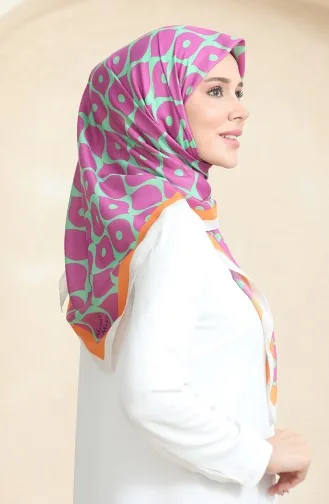 Weicher Baumwollschal 19090-15 Fuchsiagrün 19090-15