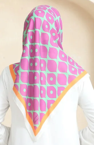 Weicher Baumwollschal 19090-15 Fuchsiagrün 19090-15