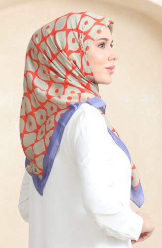 Echarpe Coton Doux 19090-18 Beige Orange 19090-18