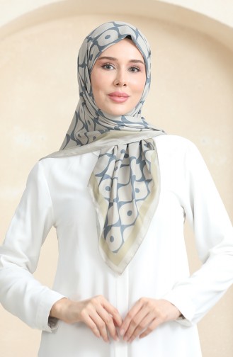 Soft Cotton Scarf 19090-22 Beige Smoke 19090-22