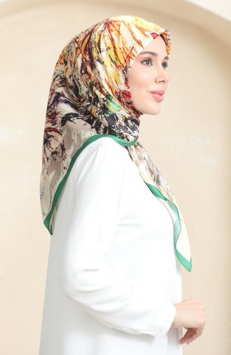 Karaca Rayon Scarf 81066-04 Grass Green 81066-04