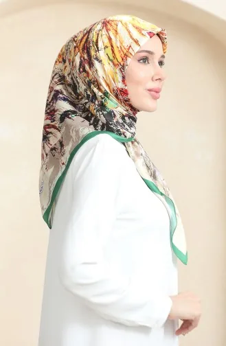 Karaca Rayon Scarf 81066-04 Grass Green 81066-04
