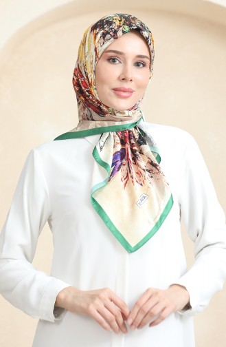 Karaca Rayon Sjaal 81066-07 Donkergroen 81066-07