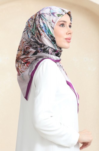 Karaca Rayon Scarf 81066-09 Purple 81066-09