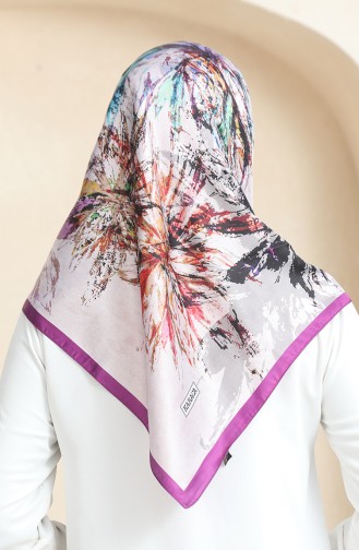 Karaca Rayon Scarf 81066-09 Purple 81066-09