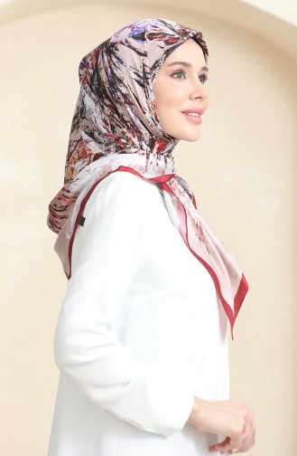 Karaca Rayon Eşarp 81066-10 Bordo