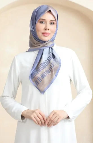Karaca Rayon-sjaal 81067-06 Indigo 81067-06