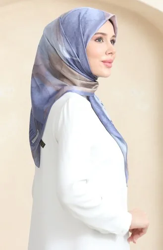 Karaca Rayon-sjaal 81067-06 Indigo 81067-06