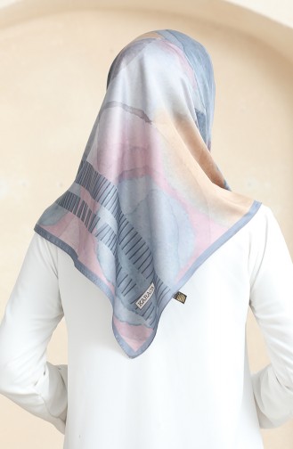 Karaca Rayon Scarf 81067-07 Light Blue 81067-07
