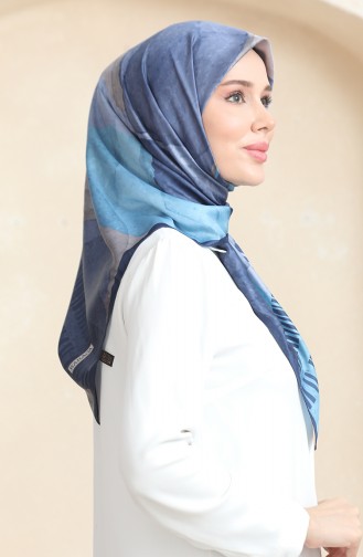 Karaca Echarpe Rayonne 81067-09 Bleu Marine 81067-09