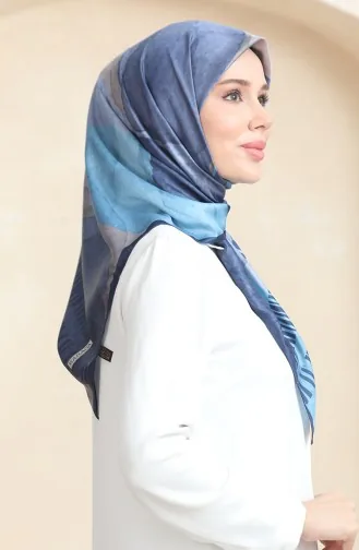 Karaca Rayon Schal 81067-09 Marineblau 81067-09
