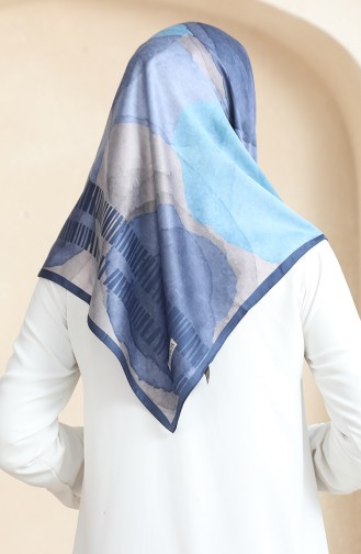 Karaca Echarpe Rayonne 81067-09 Bleu Marine 81067-09