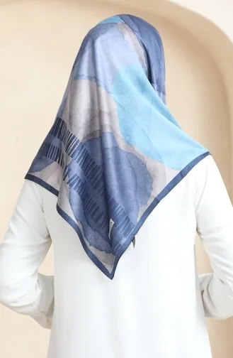 Karaca Rayon Schal 81067-09 Marineblau 81067-09