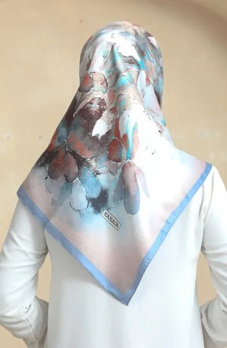 Karaca Viskose-Schal 81068-04 Denimblau 81068-04