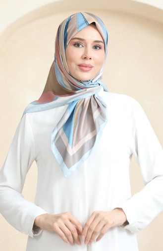 Karaca Rayon Sjaal 81069-07 Babyblauw 81069-07