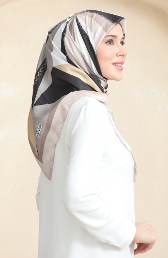 Karaca Rayon Scarf 81069-08 Beige Mustard 81069-08