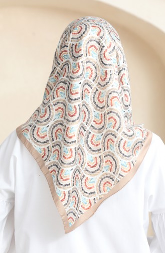 Karaca Rayon Schal 81072-01 Gold Wassergrün 81072-01