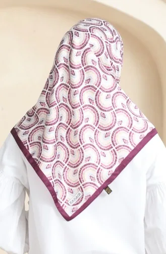 Karaca Rayon Scarf 81072-06 Purple Gold 81072-06