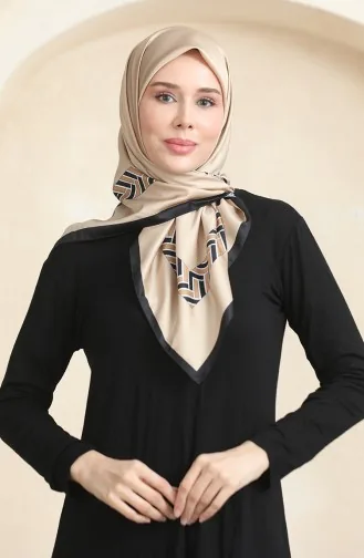 Karaca Rayon Sjaal 81073-06 Goud Zwart 81073-06