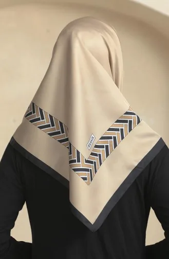 Karaca Rayon Sjaal 81073-06 Goud Zwart 81073-06