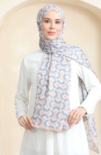 Karaca Châle Doux 81063-02 Bleu Poudre 81063-02