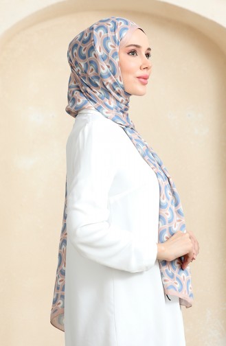 Karaca Châle Doux 81063-02 Bleu Poudre 81063-02