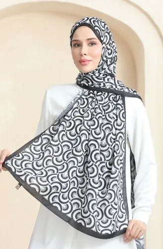 Karaca Soft Shawl 81063-03 Black And white 81063-03