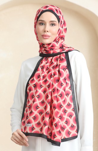 Karaca Soft Schal 81063-05 Schwarz Rosa 81063-05