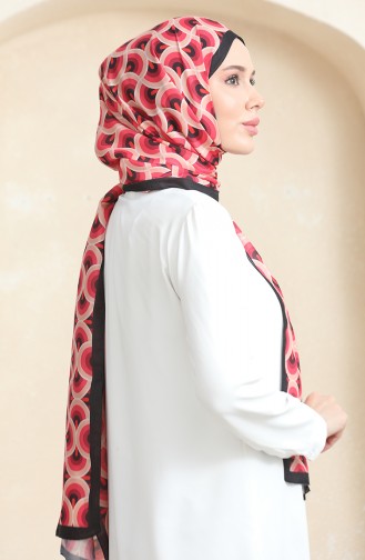 Karaca Soft Schal 81063-05 Schwarz Rosa 81063-05