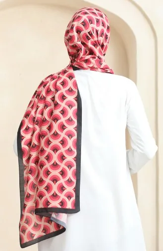 Karaca Soft Shawl 81063-05 Black Pink 81063-05