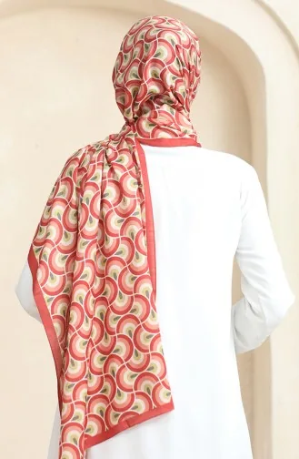 Karaca Soft Şal 81063-07 Kiremit Yeşil