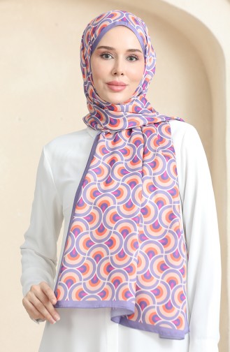 Karaca Zachte Sjaal 81063-10 Lila Oranje 81063-10