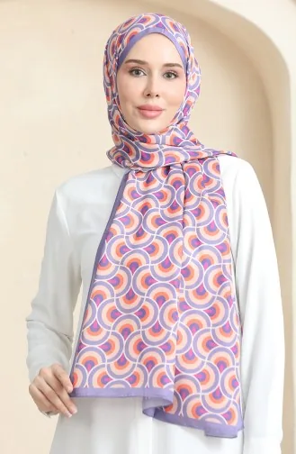 Karaca Zachte Sjaal 81063-10 Lila Oranje 81063-10