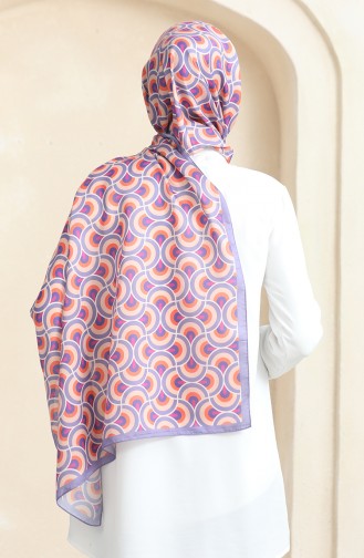 Karaca Soft Şal 81063-10 Lila Oranj