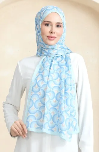 Karaca Soft Şal 81063-11 Su Yeşili Bebek Mavisi